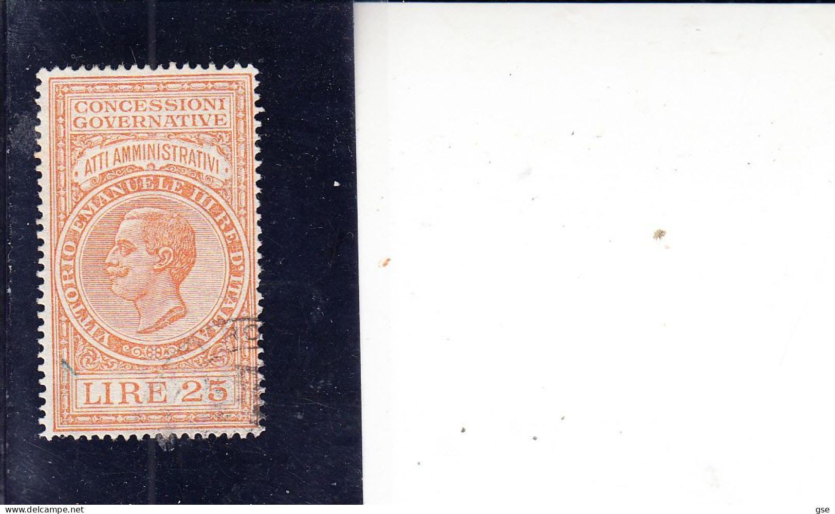 ITALIA  1924 - Unificato 65° - Atti Amministrativi - Revenue Stamps
