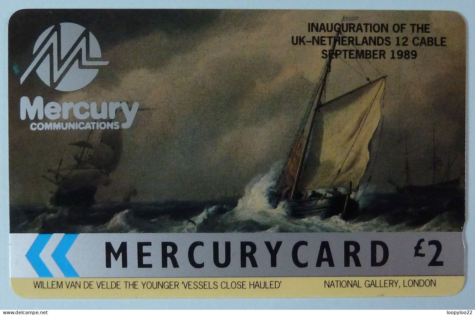 UK - Great Britain - Mercury - MER032 - 17MERE - Inverted Controls - Cable - Vessels Close Hauled - Mint - [ 4] Mercury Communications & Paytelco