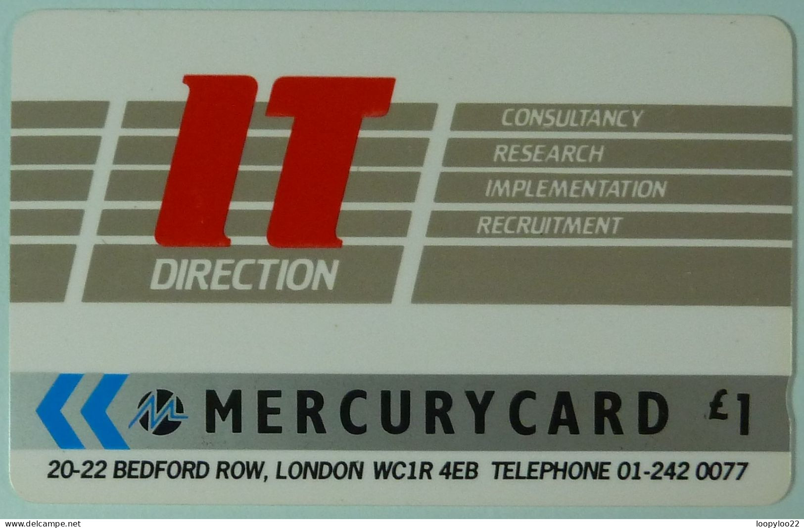 UK - Great Britain - Mercury - MER034 - 18MERC - IT Direction - 2003ex - Mint - [ 4] Mercury Communications & Paytelco