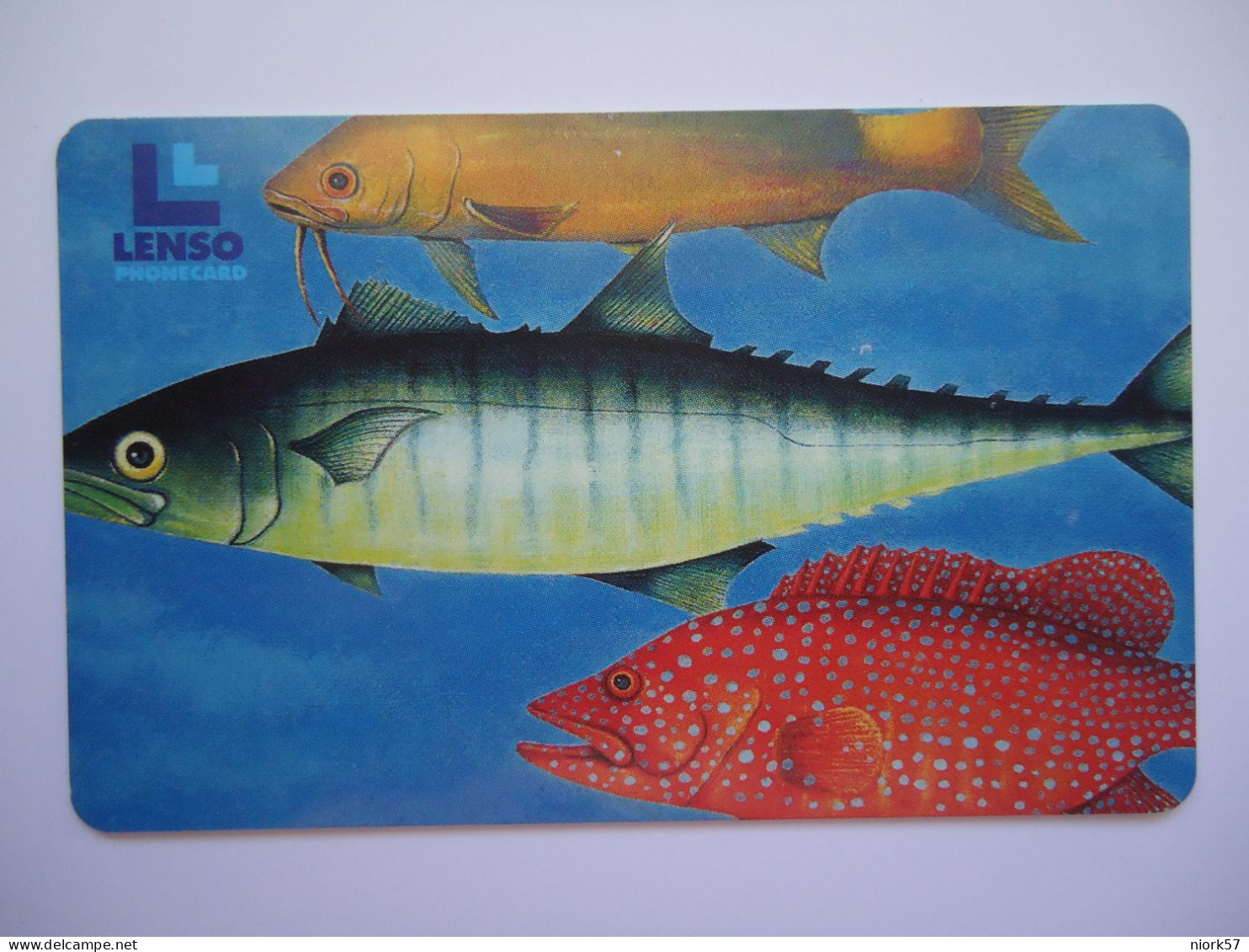 THAILAND LENSO USED NUMBER 33   FISH FISHES  250 - Vissen