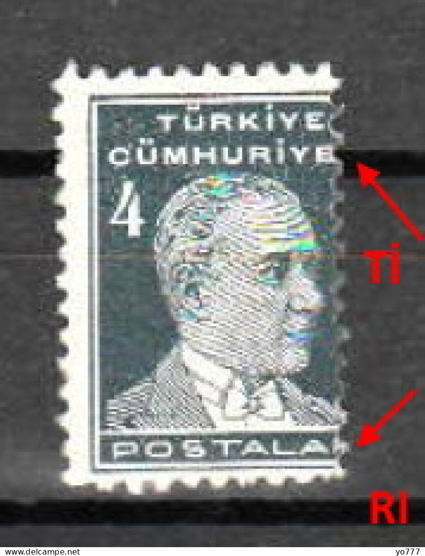 (0950x) First Ataturk Postage Stamps 1931 MNH** MAJOR ERROR !!! - Ongebruikt