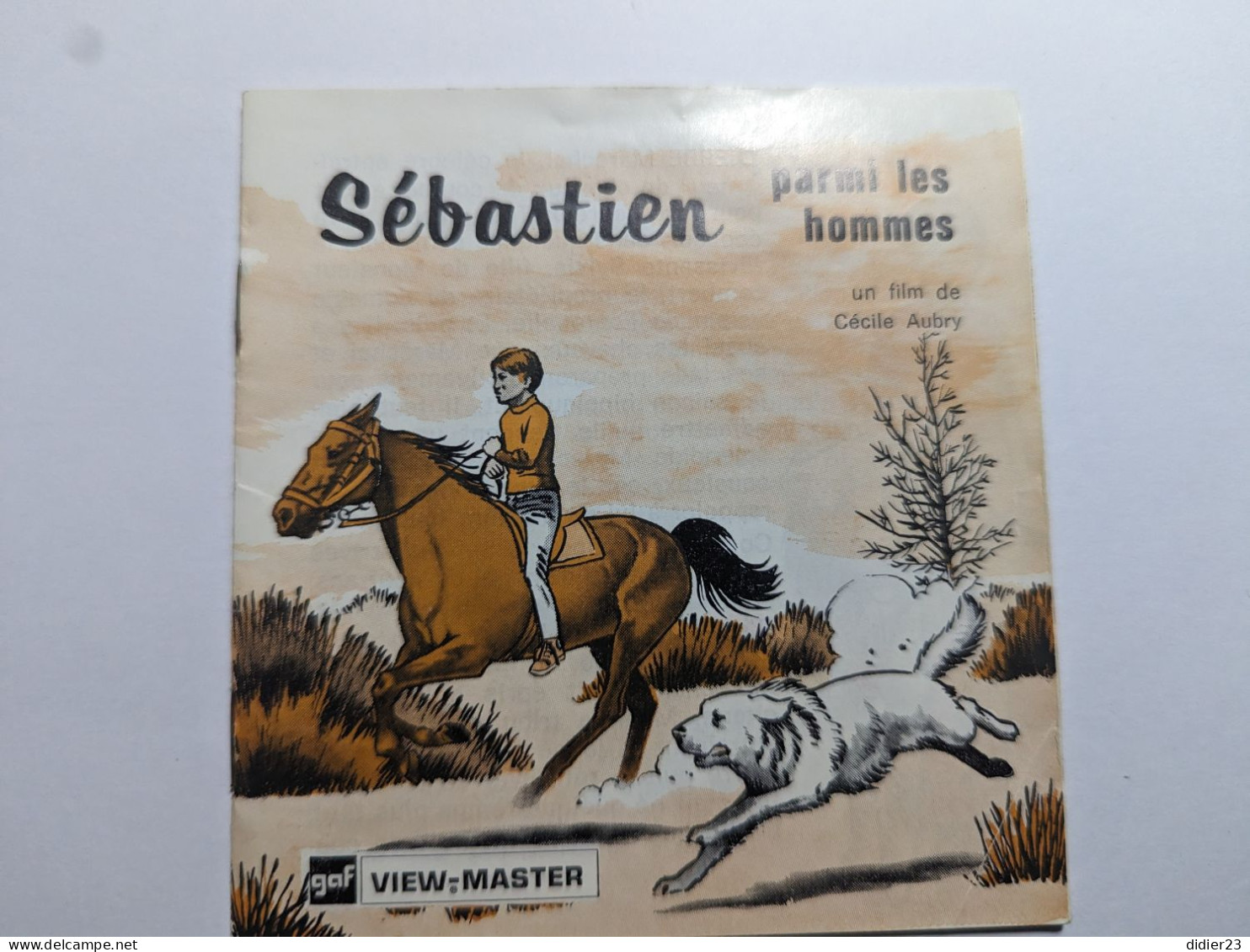 VIEW MASTER  SEBASTIEN PARMI LES HOMMES - Visionneuses Stéréoscopiques