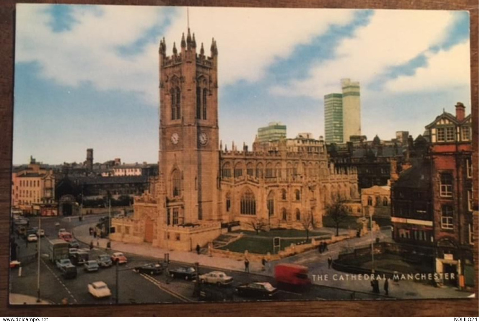 CPSM, Angleterre, England, MANCHESTER, The Cathedral, écrite En 1984, éd A.Salmon - Manchester