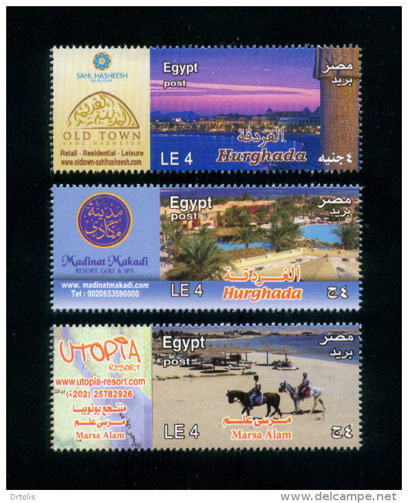 EGYPT / 2013 / TOURISM / UTOPIA RESORT ; MARSA ALAM ( RED SEA ) / HURGHADA  : MAKADI & SAHL HASHEESH / MNH / VF - Ungebraucht