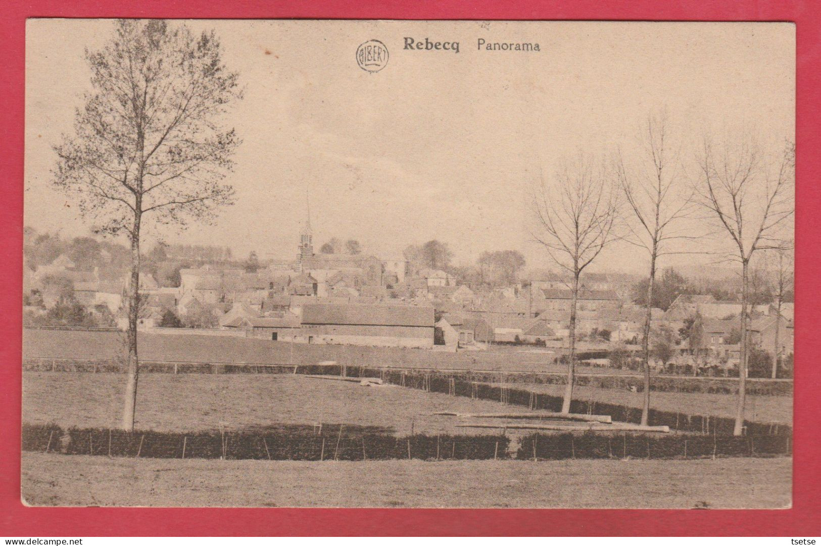 Rebecq - Panorama ... De La Localité - 1934 ( Voir Verso ) - Rebecq