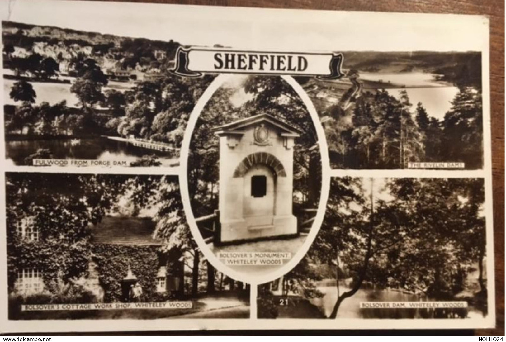 CPSM, Angleterre, England, Multivues Sheffield, écrite En 1949 - Sheffield