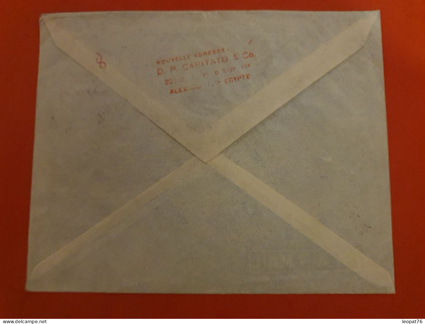 Egypte - Enveloppe Commerciale De Alexandrie Pour Paris  - D 126 - Cartas & Documentos