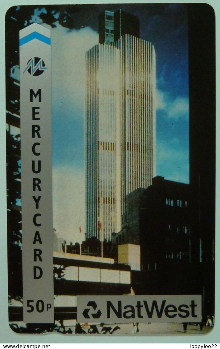 UK - Great Britain - Mercury - MER043 - 18MERD - NatWest Tower - Shallow Notch - Mint - [ 4] Mercury Communications & Paytelco