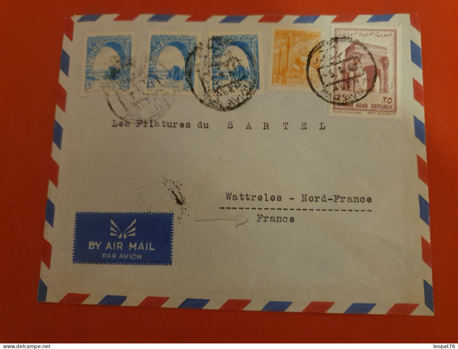 Syrie - Enveloppe Commerciale De Alep Pour La France  - D 133 - Siria