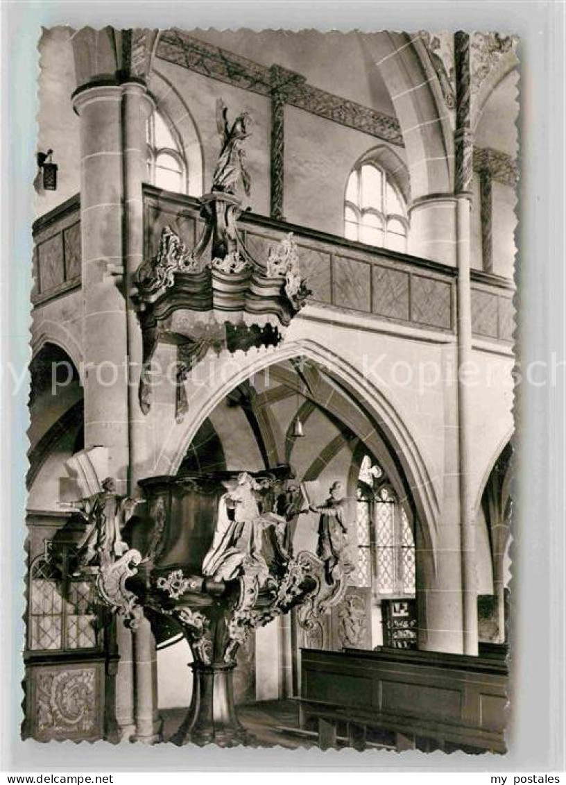 42774433 Lich Hessen Marienstiftskirche Kanzel Lich - Lich