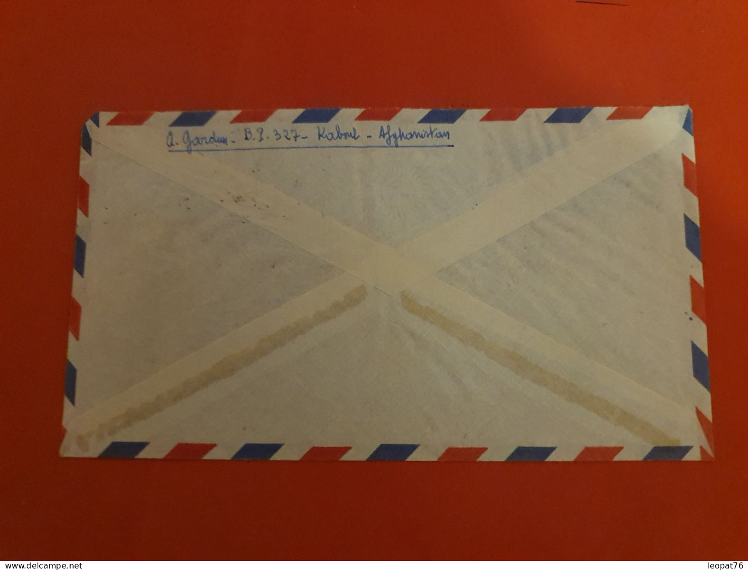 Afghanistan - Enveloppe De Kaboul Pour La France En 1955 - D 142 - Afganistán