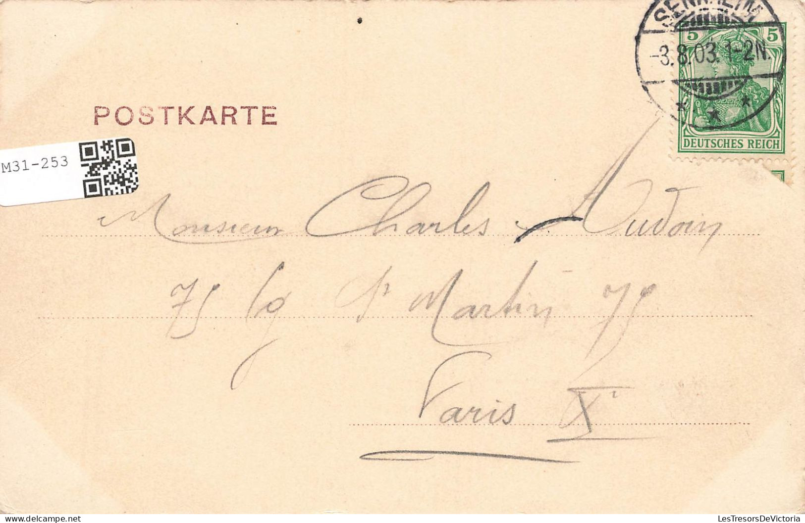 FRANCE - Gruss Aus Sennheim - Souvenir De Cernay - Verlag Von A Kohler - Dos Non Divisé - Carte Postale Ancienne - Cernay
