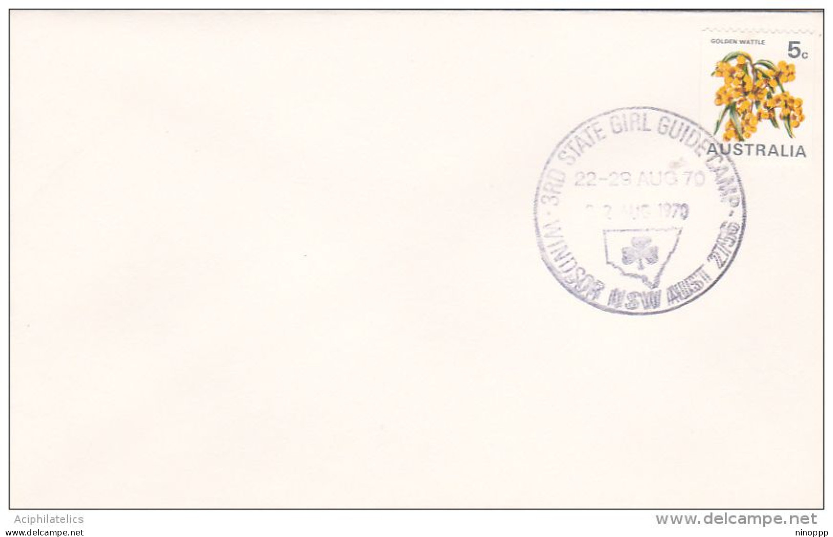 Australia 1970 PM 336 3rd State Girl Guide Camp Windsor Souvenir Cover - Briefe U. Dokumente