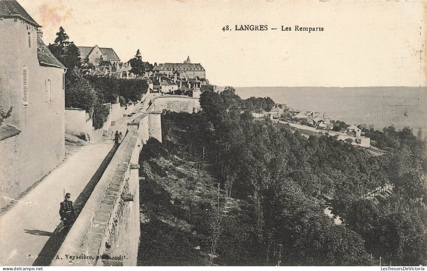FRANCE - Langres - Les Remparts - A Veyssiere Phot Edit - Gardes - Carte Postale Ancienne - Langres