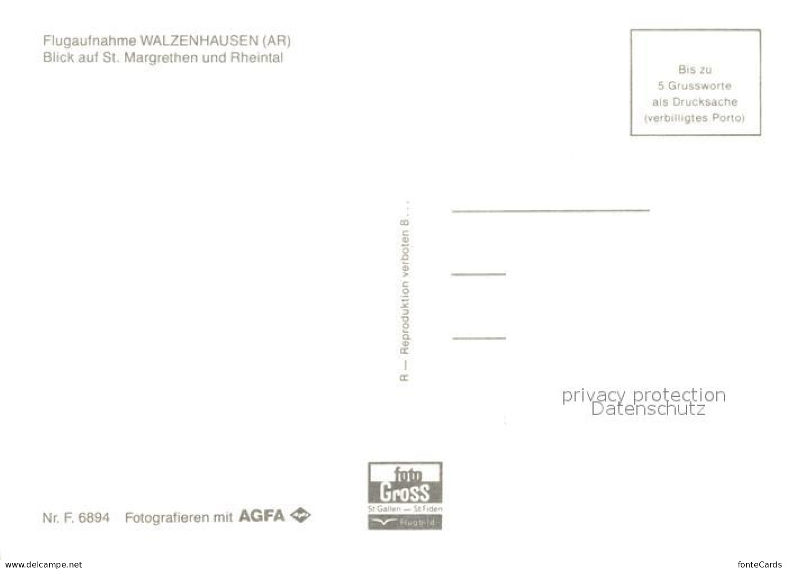 13598912 Walzenhausen AR Blick Auf St. Margrethen Und Rheintal Fliegeraufnahme W - Altri & Non Classificati