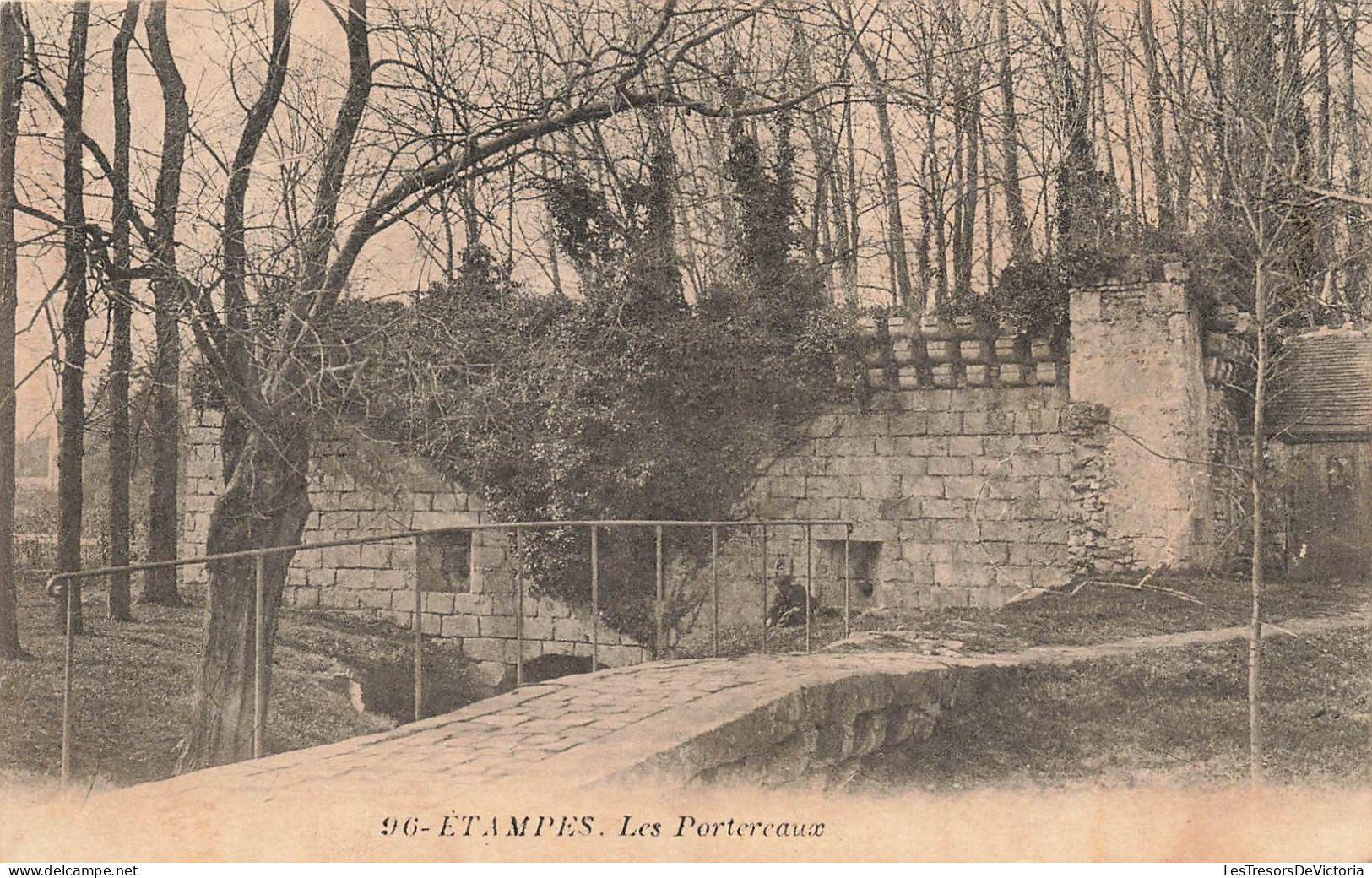 FRANCE - Etampes - Les Portereaux - Forêt - Phototypie P Royer - Carte Postale Ancienne - Etampes