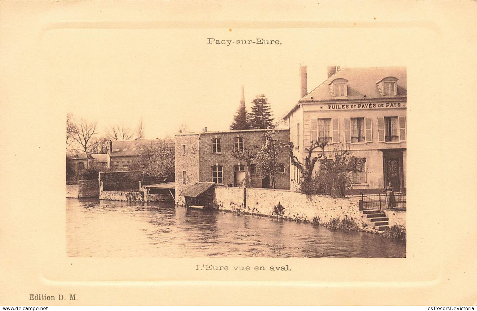 FRANCE - Pacy Sur Eure - L'Eure Vue En Aval - Carte Postale Ancienne - Pacy-sur-Eure