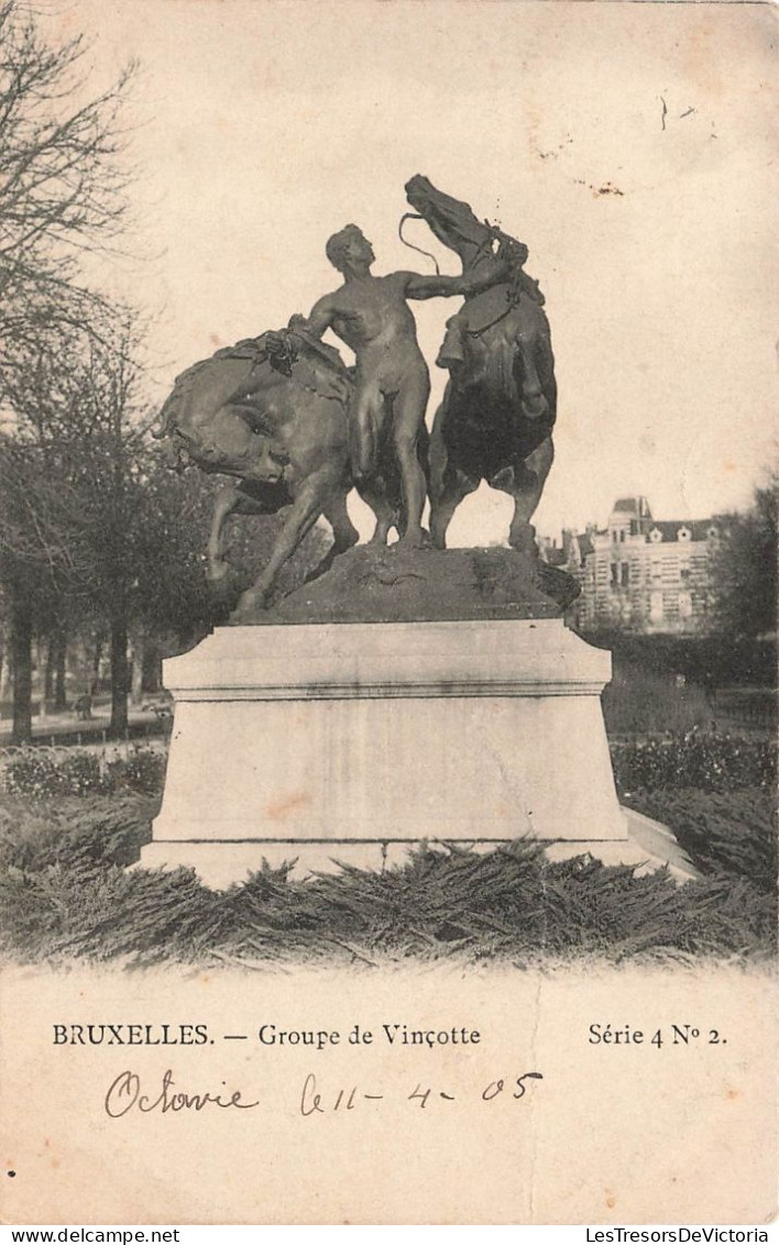 BELGIQUE - Bruxelles - Groupe De Vinçotte - Carte Postale Ancienne - Andere & Zonder Classificatie