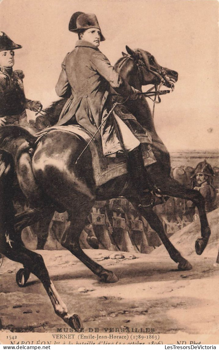 PEINTURES & TABLEAUX - Napoléon Ler à La Bataille D'Iéra - Horace Vernet - Carte Postale Ancienne - Paintings