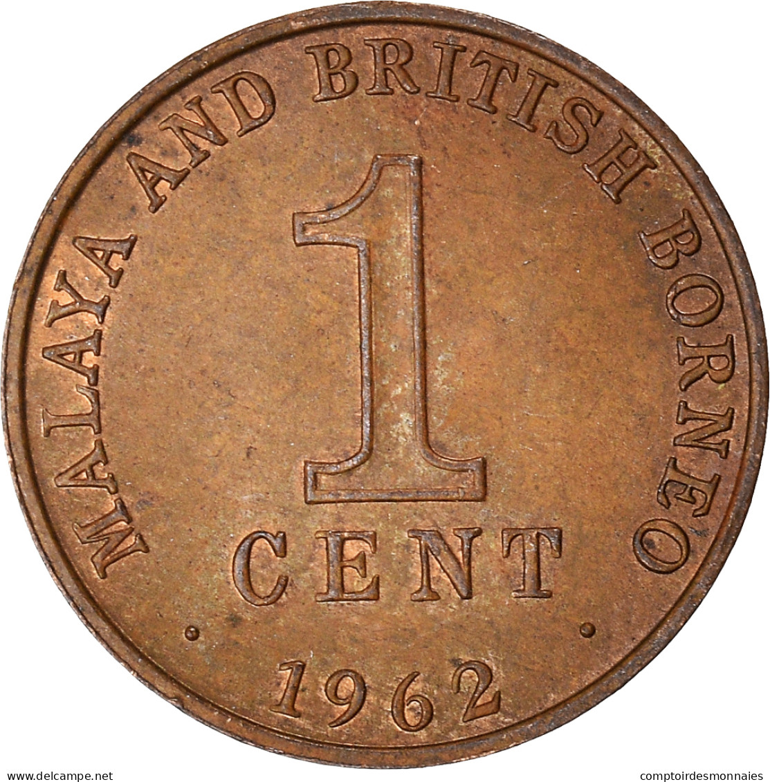 Monnaie, Malaisie Et Bornéo Britannique, Cent, 1962 - Malaysie