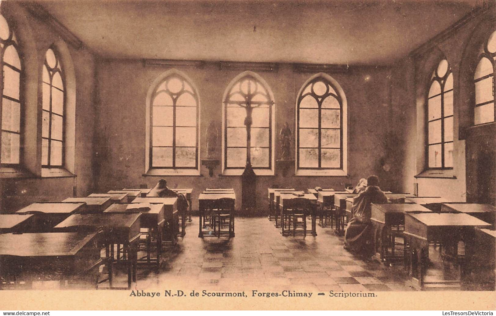 BELGIQUE - Chimay - Abbaye ND De Scourmont - Forges - Scriptorium - Carte Postale Ancienne - Chimay