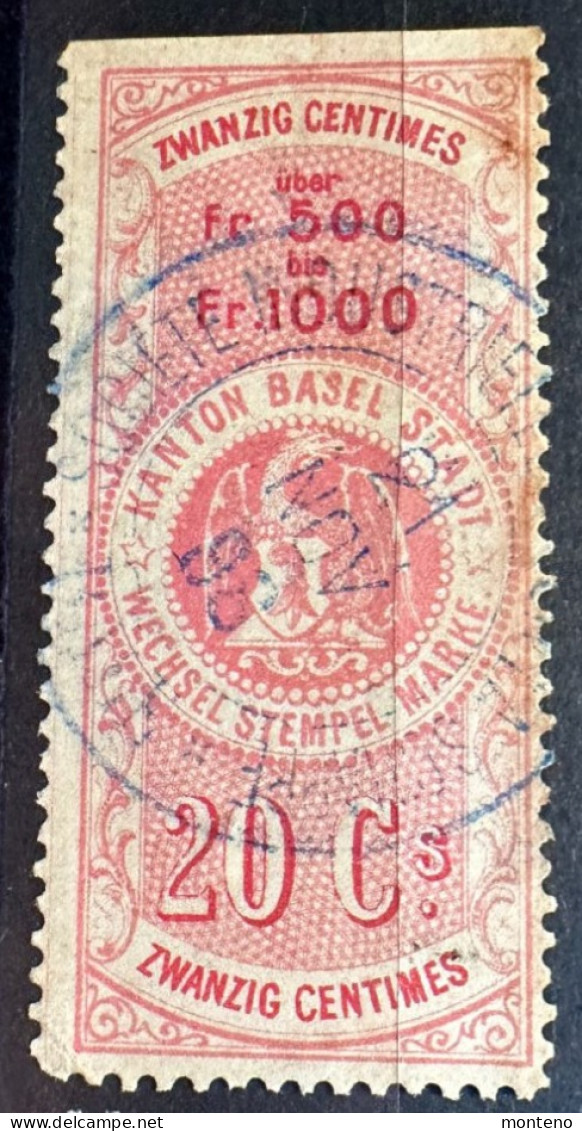 Suisse  Fiscaux Basel - Revenue Stamps