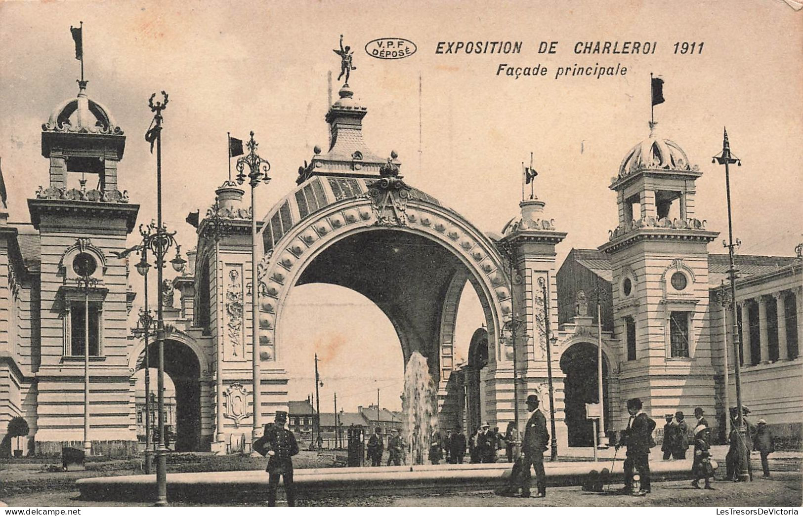 BELGIQUE - Charleroi - Exposition De Charleroi 1911 - Façade Principale - Carte Postale Ancienne - Charleroi