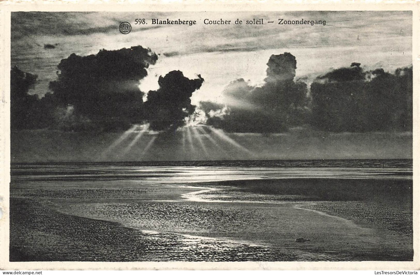 BELGIQUE - Blankenberge - Coucher De Soleil - Plage - Carte Postale - Blankenberge