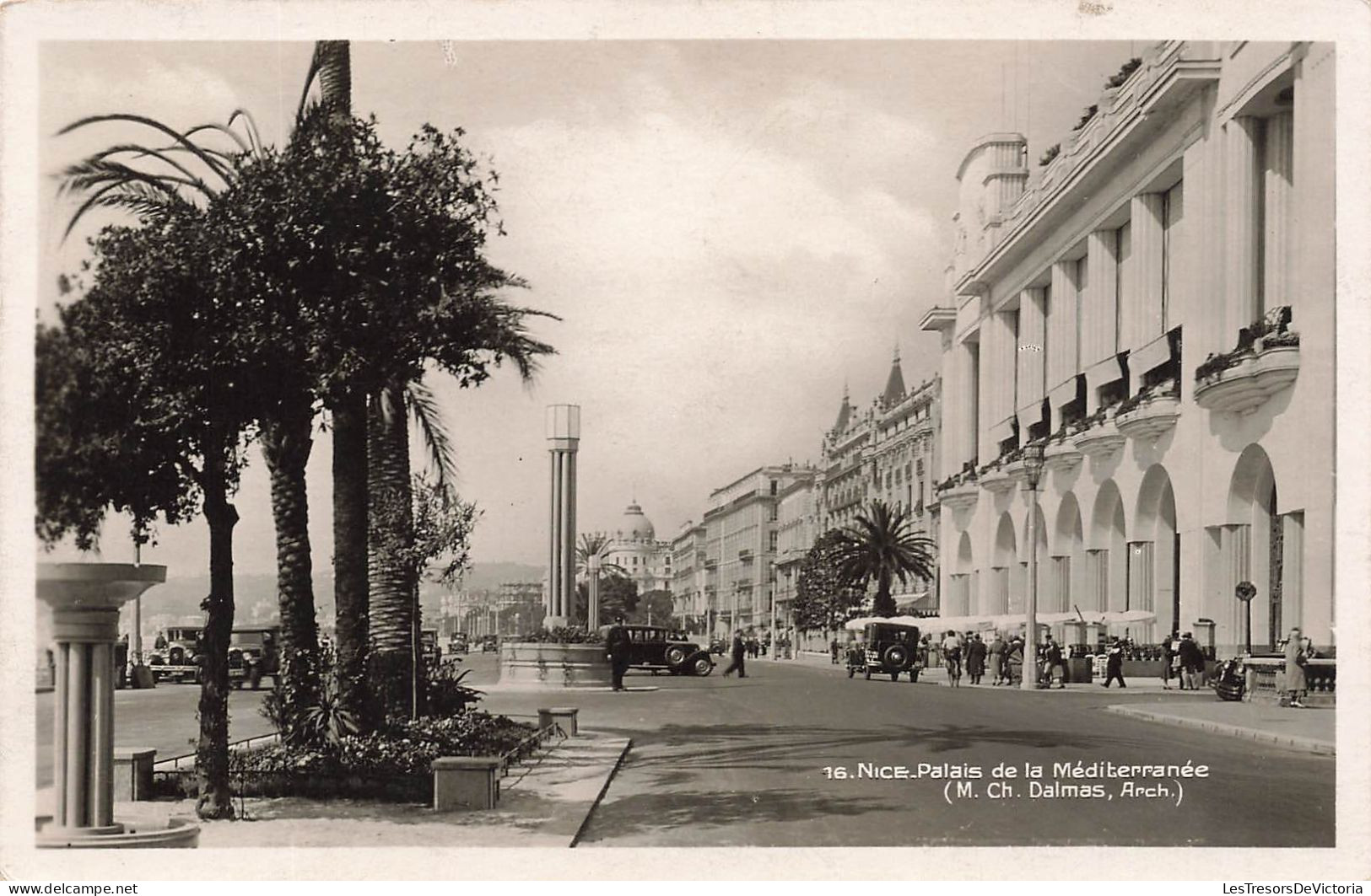 FRANCE - Nice - Palais De La Méditérranée - (M Ch Dalmas, Arch) - Animé - Carte Postale - Bauwerke, Gebäude