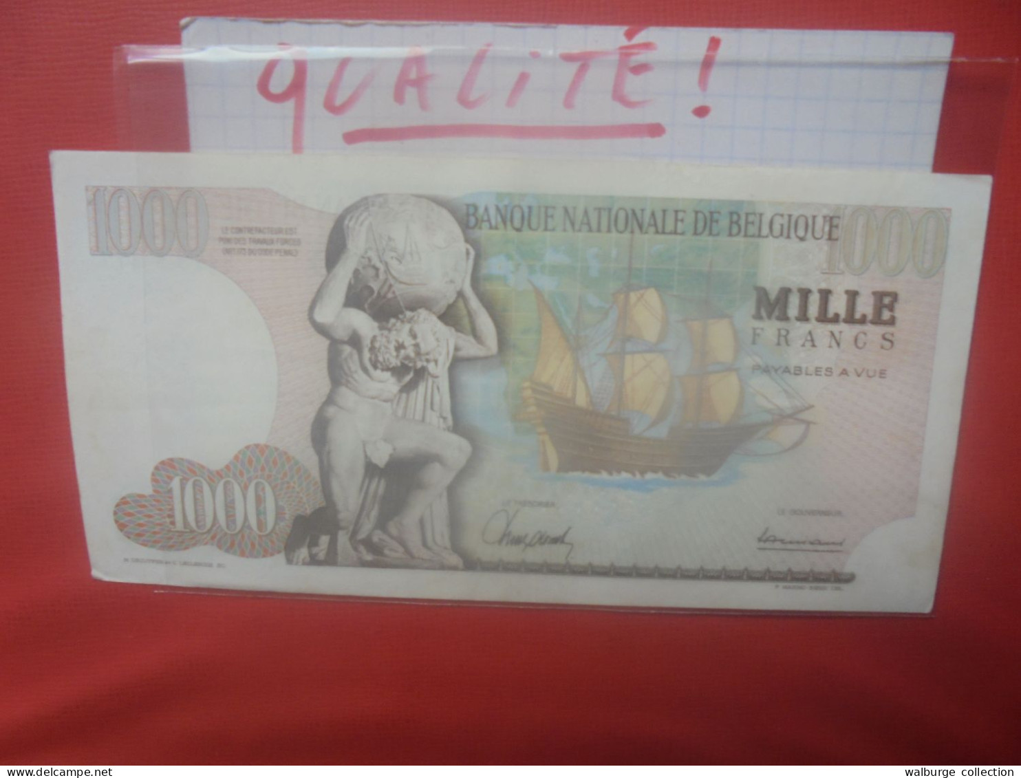 BELGIQUE 1000 Francs 1965 Circuler Bonne Qualité ! (B.18) - 1000 Frank