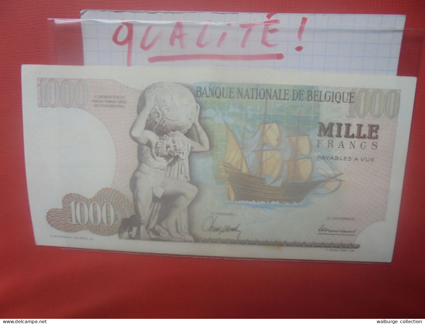 BELGIQUE 1000 Francs 1966 Circuler Bonne Qualité ! (B.18) - 1000 Franchi