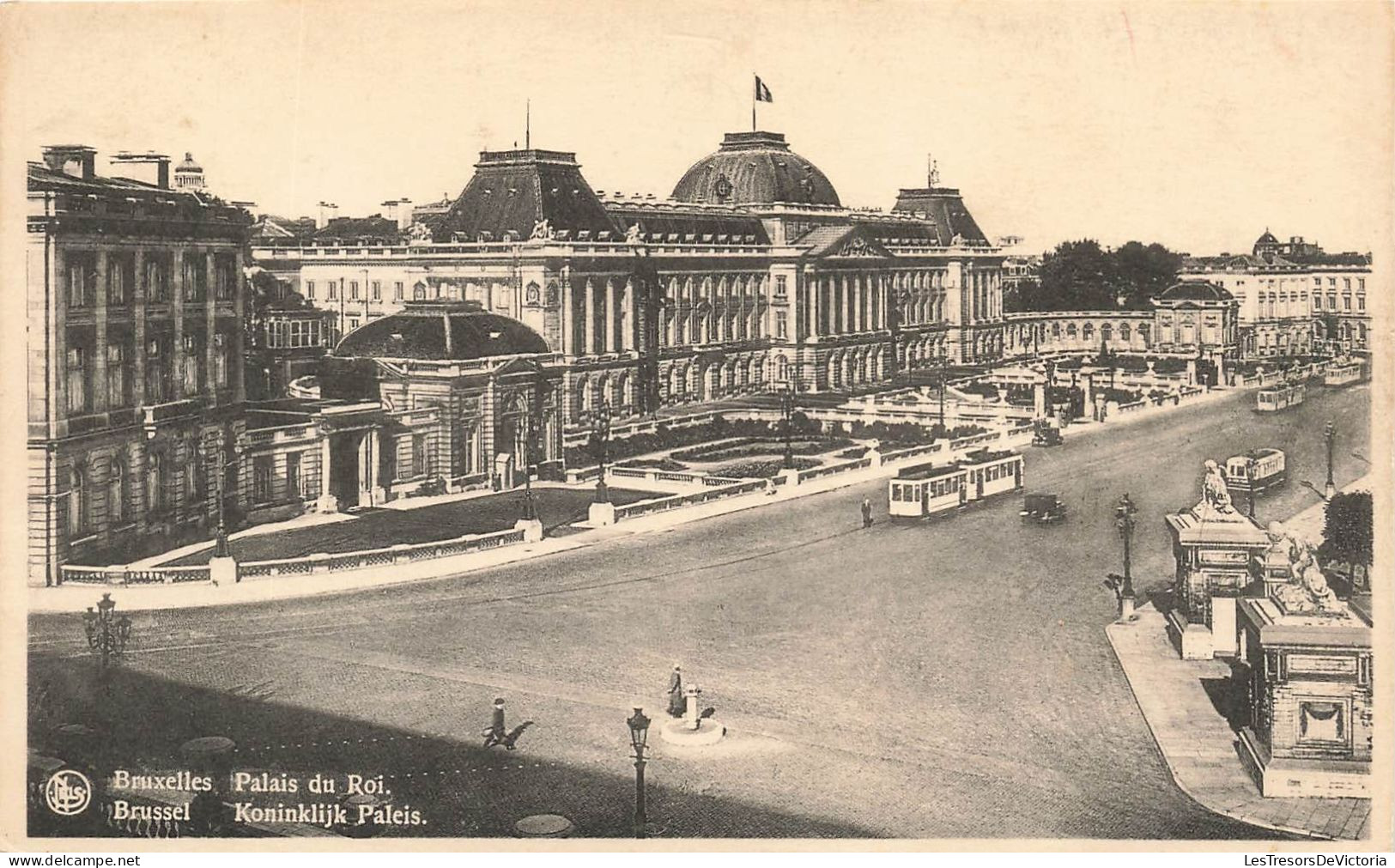 BELGIQUE - Bruxelles - Palais Du Roi - Tramway - Carte Postale Ancienne - Bauwerke, Gebäude