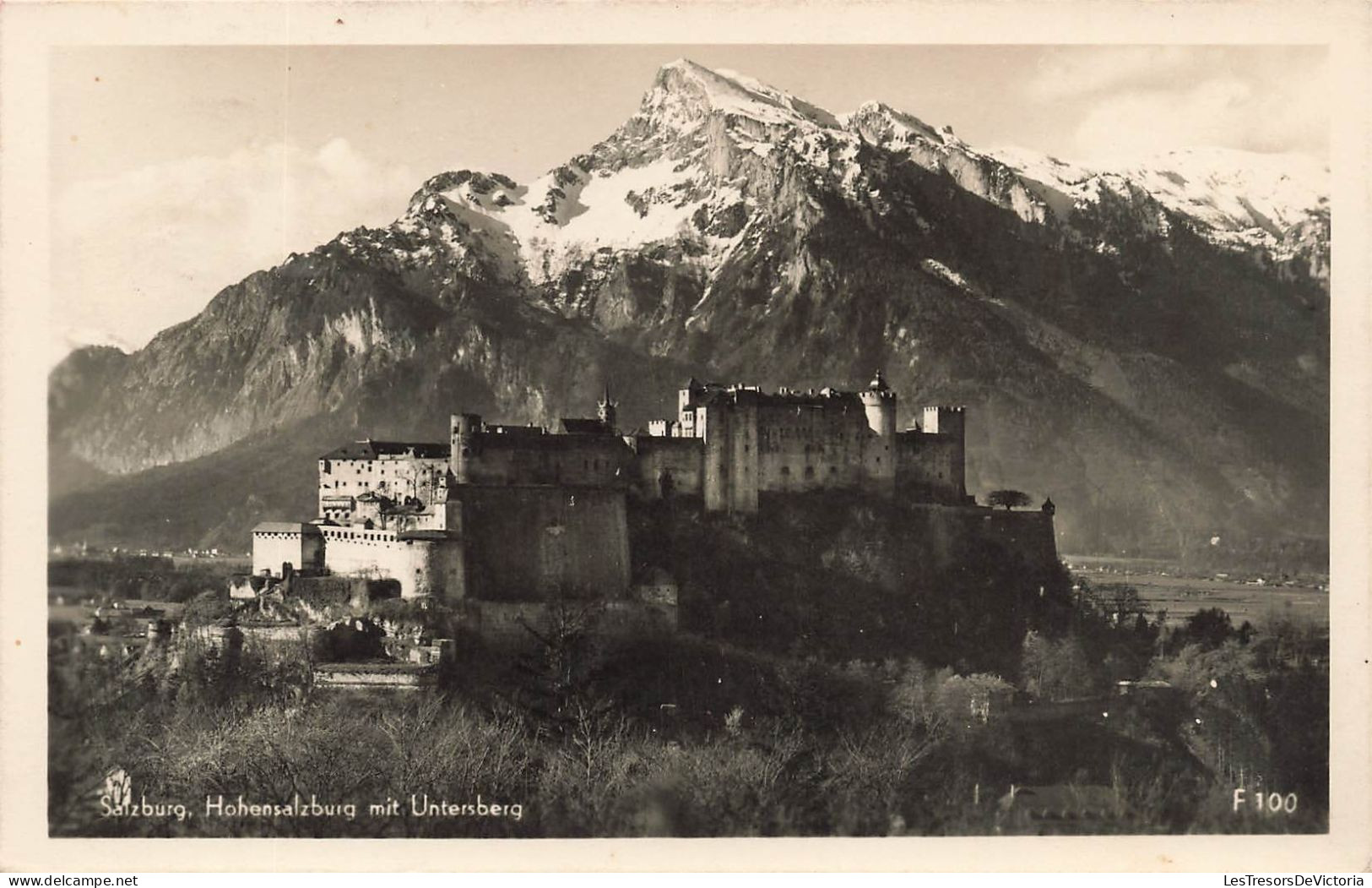 AUTRICHE - Salzburg - Hohensalzburg Mit Untersberg - Carte Postale Ancienne - Salzburg Stadt