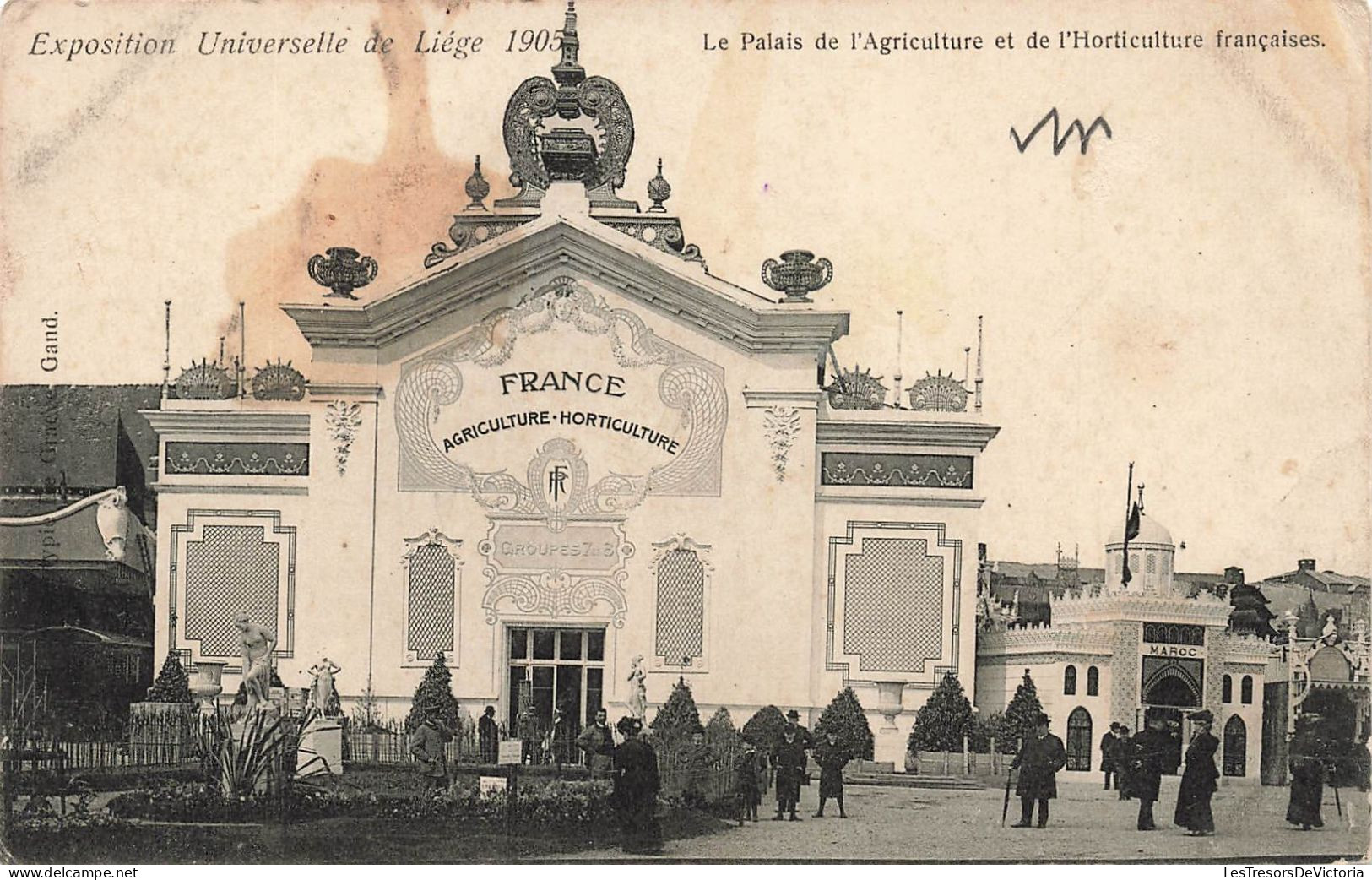 BELGIQUE - Exposition De Liège 1905 - Le Palais De L'Agriculture Et De L'Horticulture Française - Carte Postale Ancienne - Liege