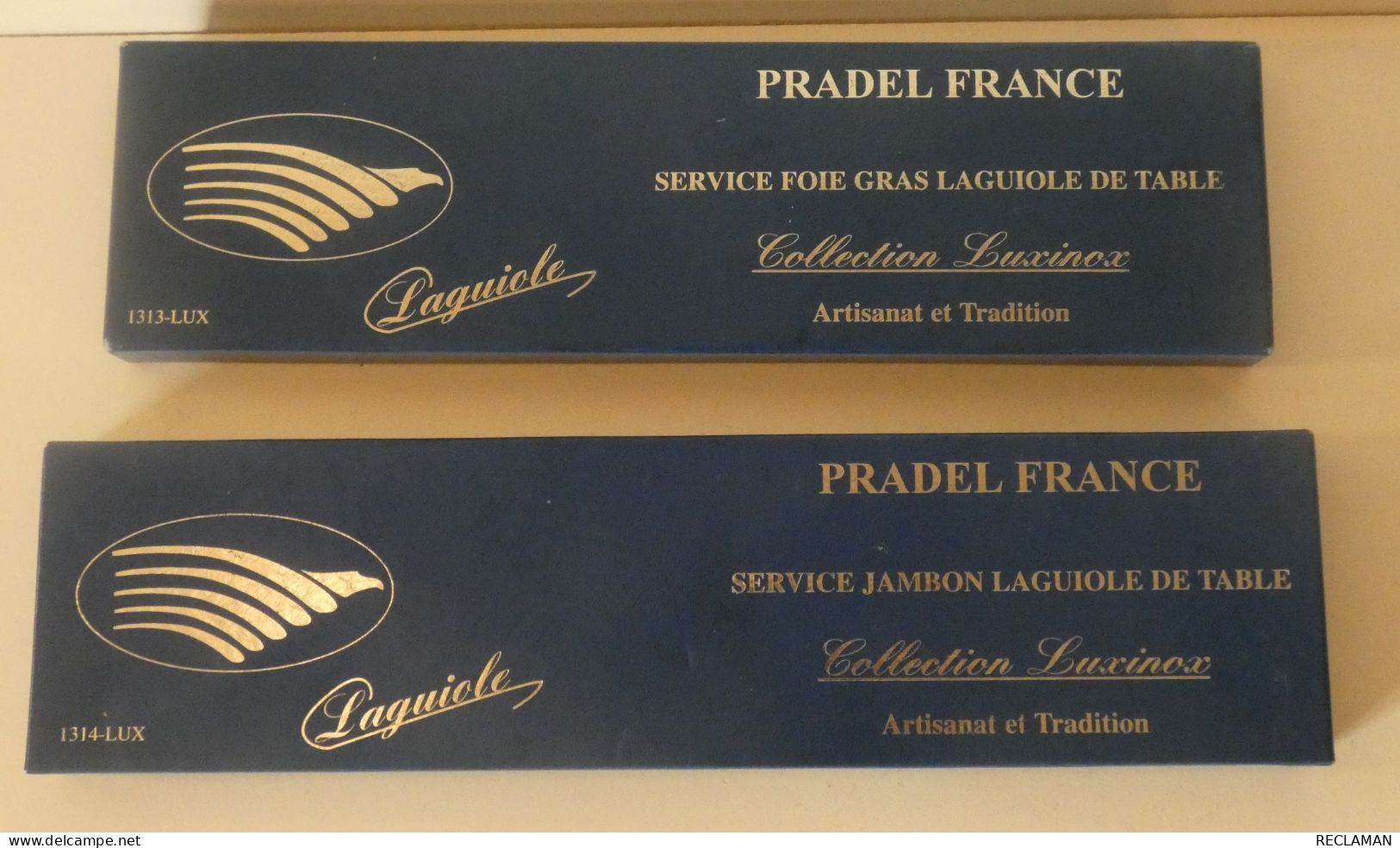 Lot PRADEL LAGUIOLE Collection Luxinox Service à Jambon Et à Foie Gras NEUF (25) - Couteaux