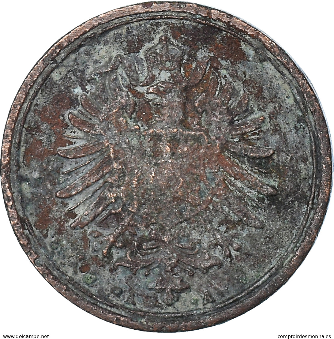 Monnaie, Empire Allemand, Pfennig, 1875 - 1 Pfennig