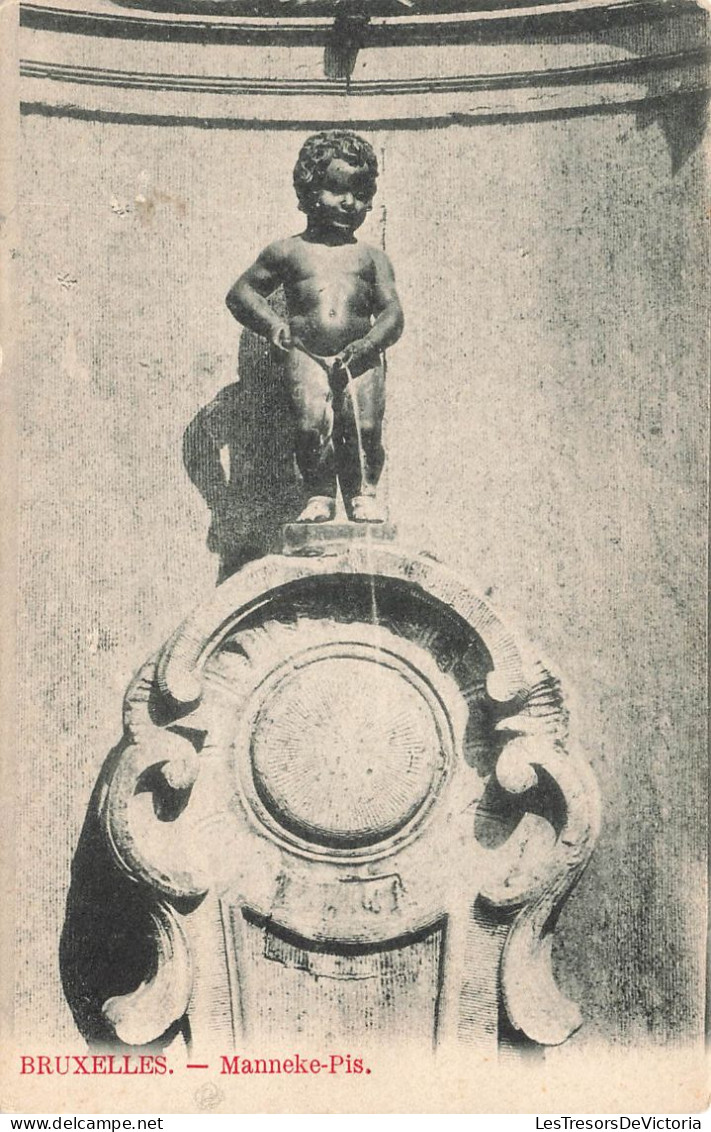 BELGIQUE - Bruxelles - Manneke-Pis - Statue - Carte Postale Ancienne - Bauwerke, Gebäude