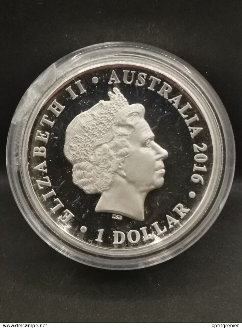 1 DOLLAR ARGENT 2016 QUEEN ELIZABETH II 90th BIRTHDAY 1 OZ 999 SILVER AUSTRALIE - Collections