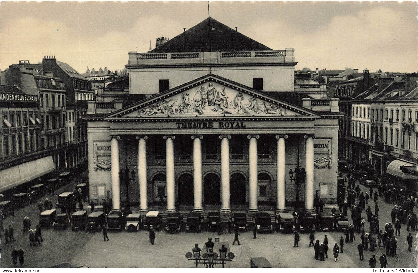 BELGIQUE - Bruxelles - Théâtre Royal De La Monnaie - JC - Vue - Animé - Carte Postale Ancienne - Monuments, édifices