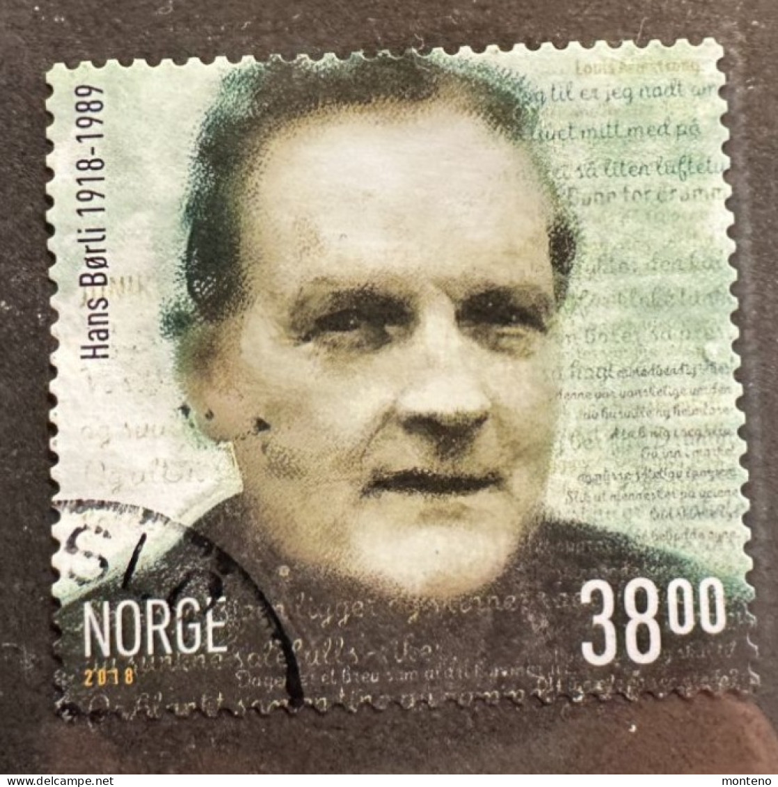 Norvège 2018   Y Et T 1922  O  Mi 1984 - Usados