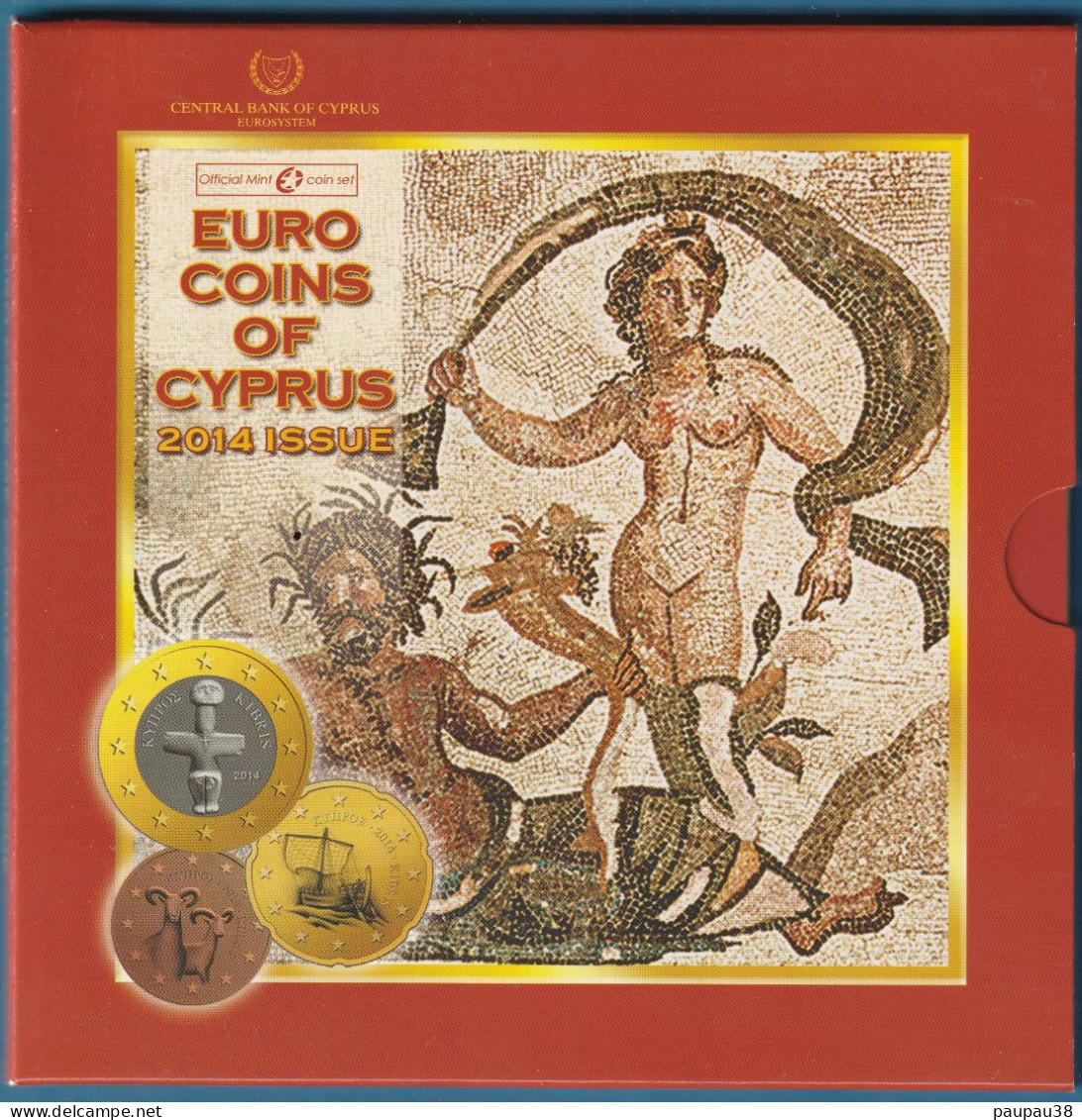 COFFRET EUROS CHYPRE 2014 NEUF FDC - 8 MONNAIES - Cipro