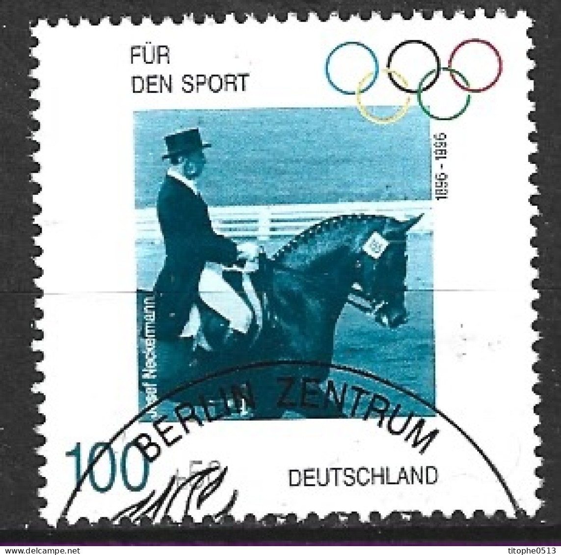 ALLEMAGNE. N°1694 Oblitéré De 1996. Dressage. - Jumping