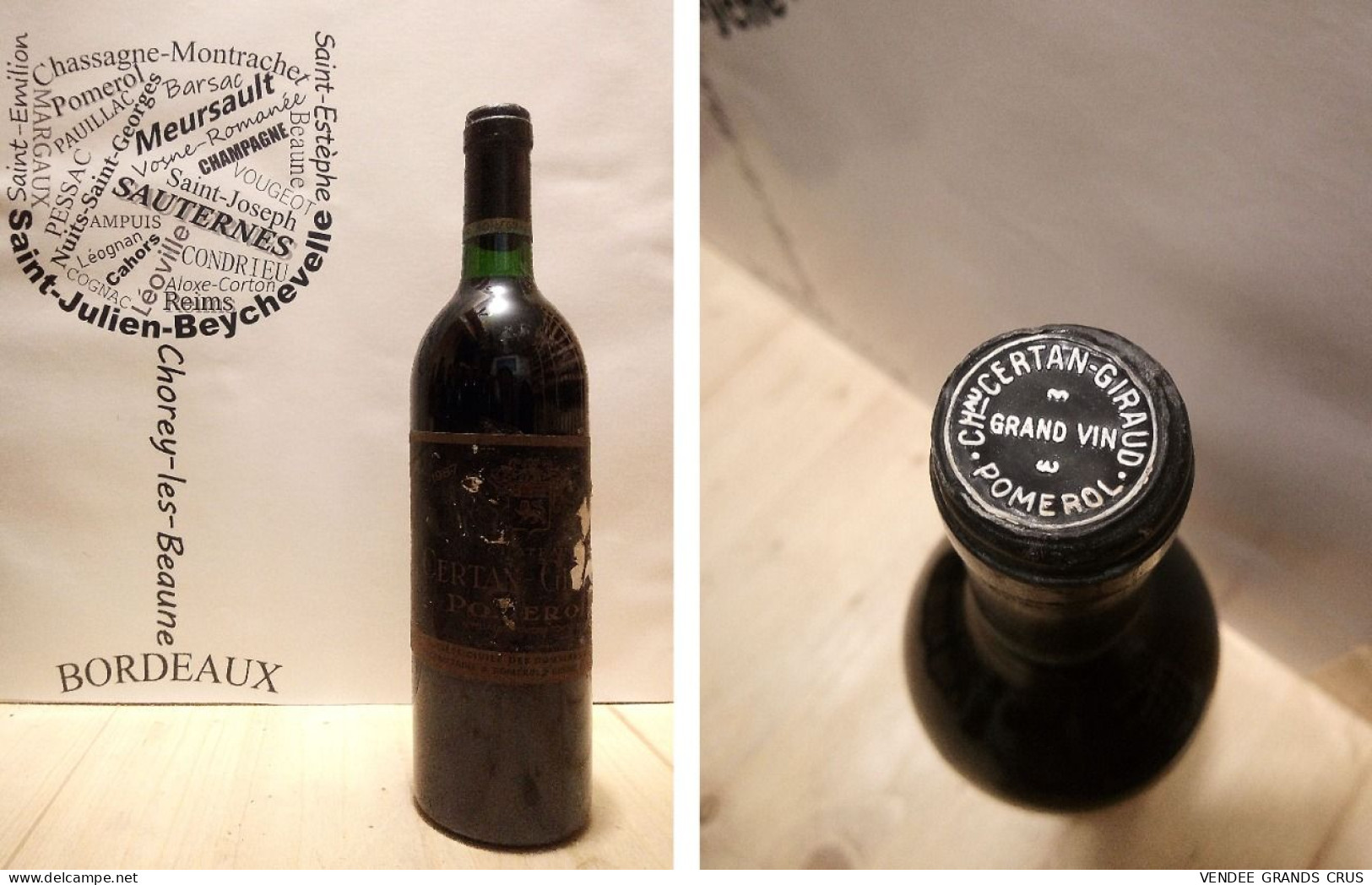 Château Certan-Giraud 1987 - Pomerol - 1 X 75 Cl - Rouge - Vino