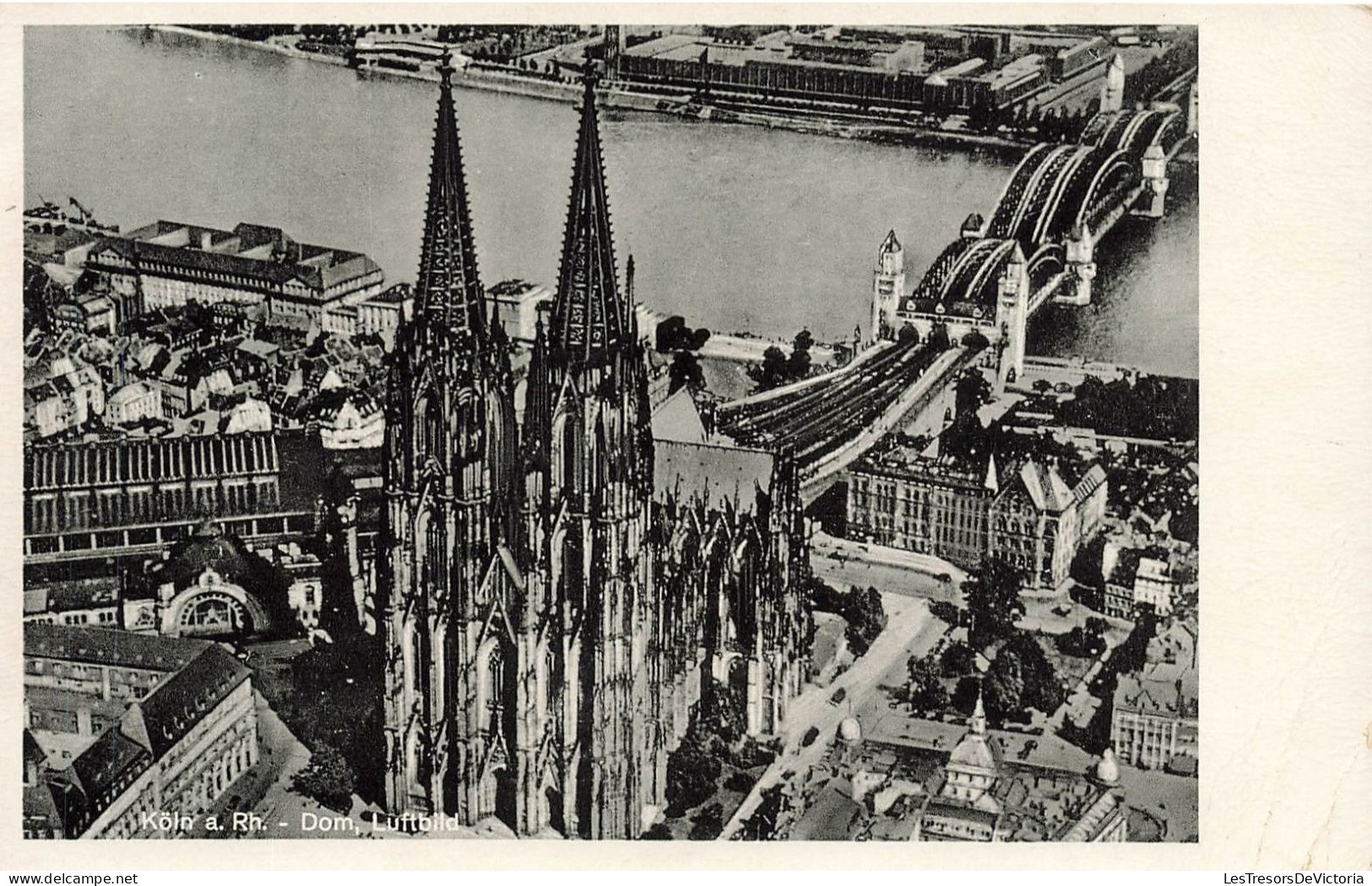 ALLEMAGNE - Koln A Rh. - Dom Luftbid - Carte Postale - Köln