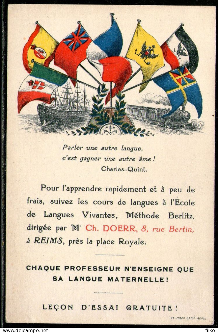 France,Cart:parler Une Autre Langue,as Scan - Autres & Non Classés