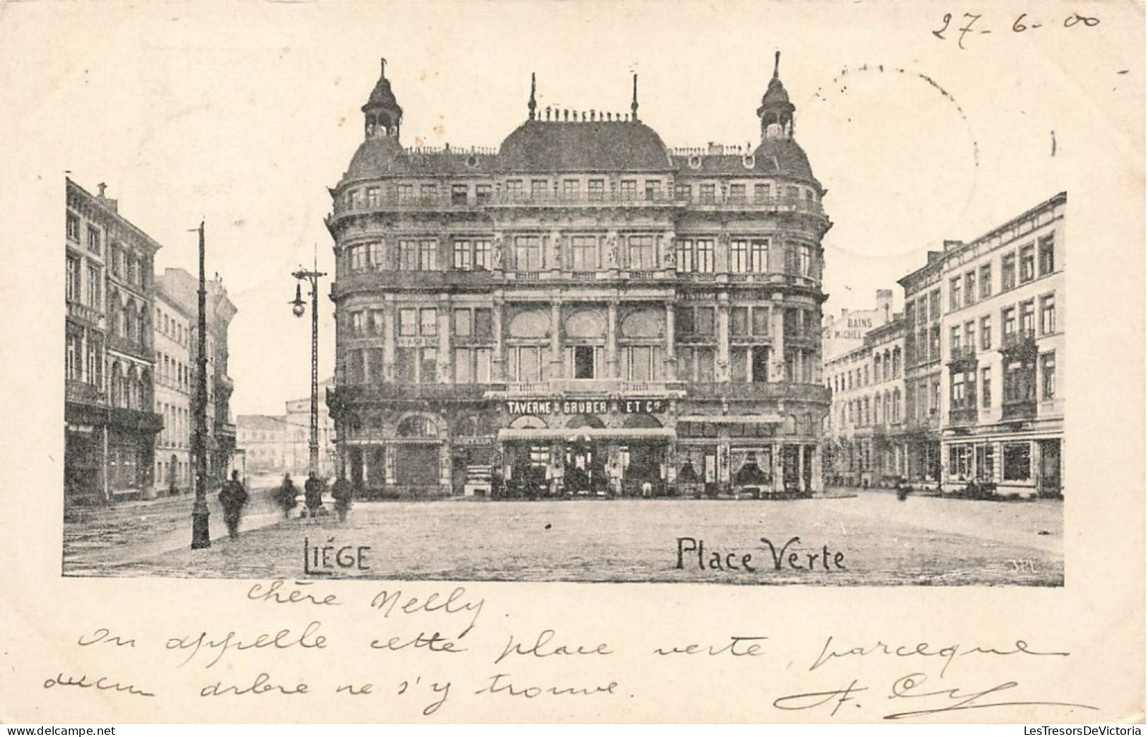 BELGIQUE - Liège - Place Verte - Carte Postale Ancienne - Liege