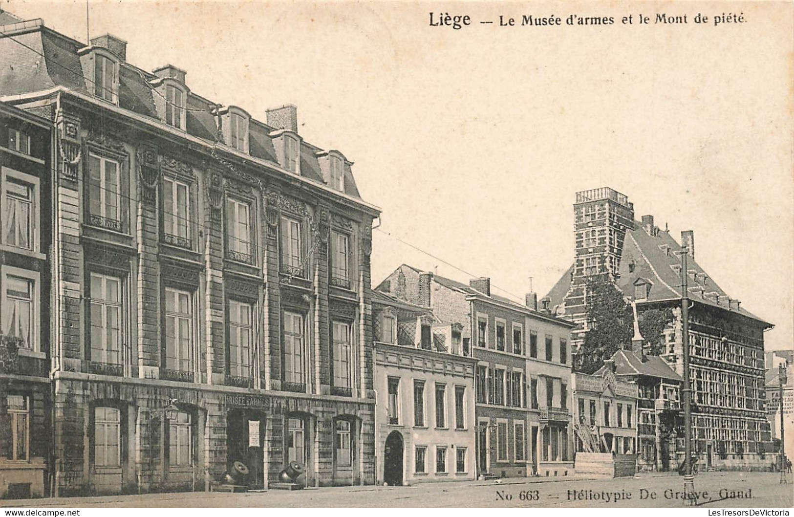 BELGIQUE - Liège - Le Musée D'armes Et Le Mont De Piété - Carte Postale Ancienne - Liege