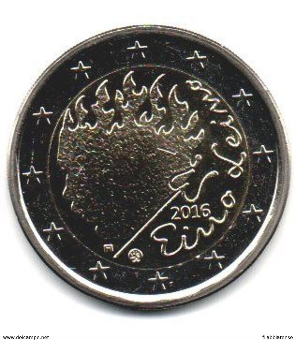 2016 - Finlandia 2 Euro E. Leino      ------ - Finlandía