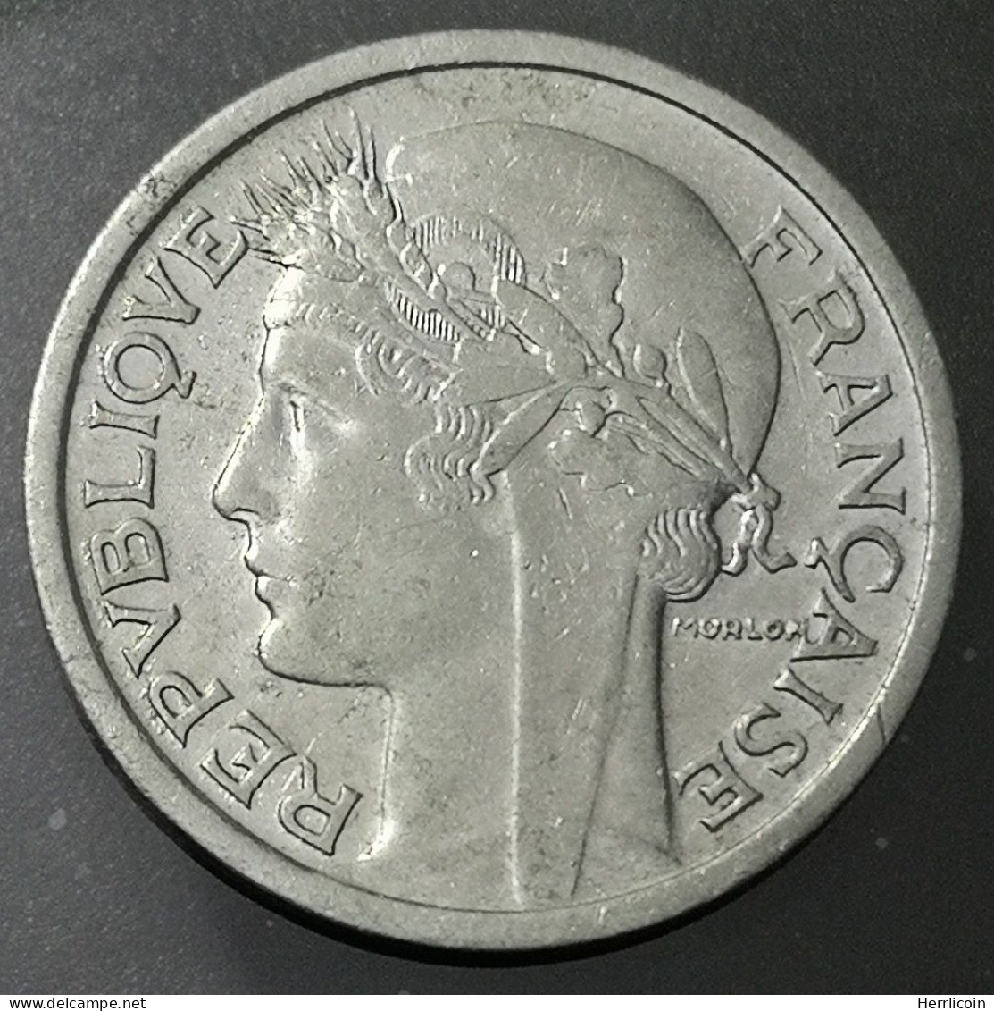 Monnaie France - 1947 B - 1 Franc Morlon Aluminium, Légère - 1 Franc