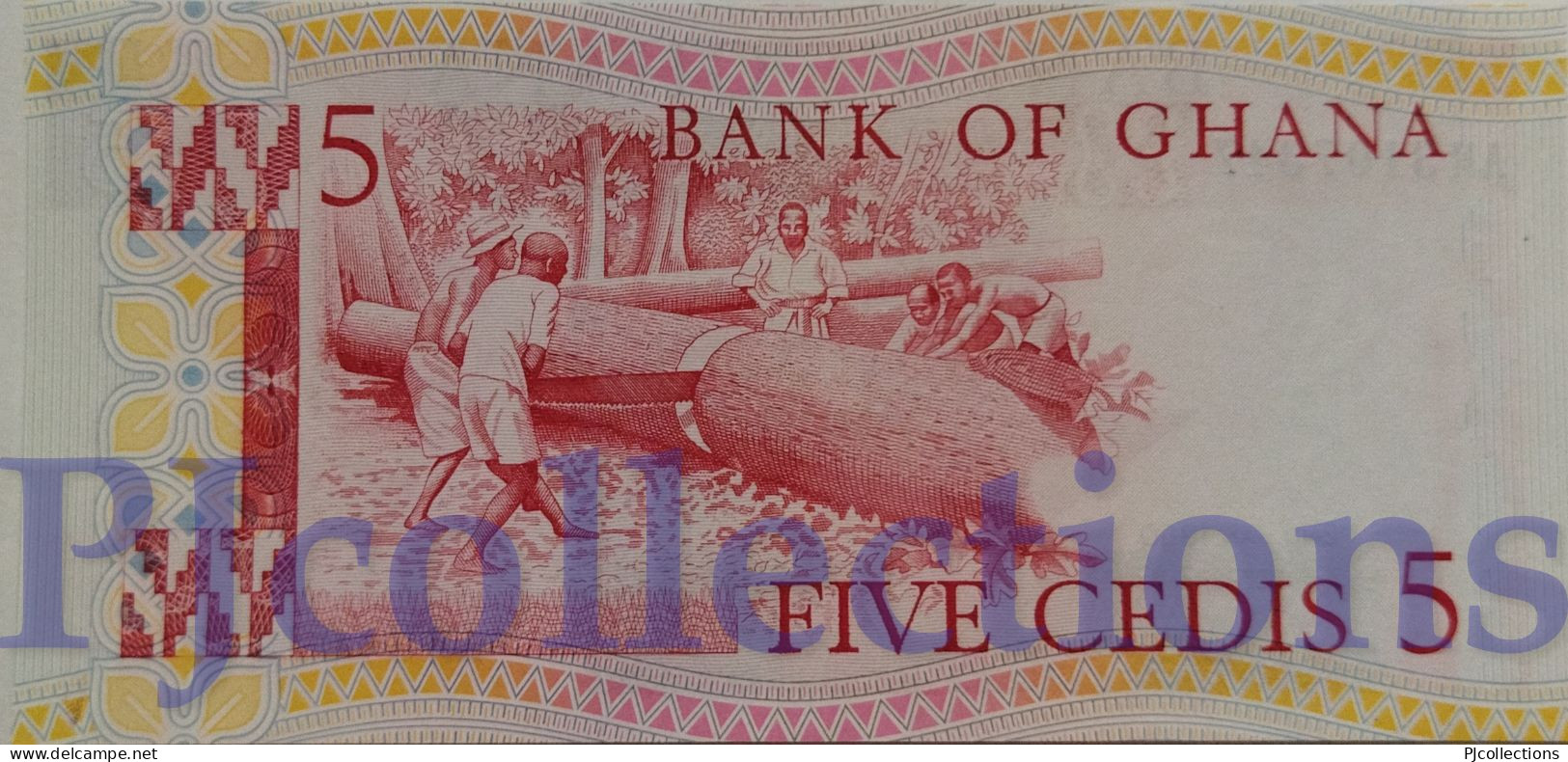 GHANA 5 CEDIS 1980 PICK 19b UNC - Ghana